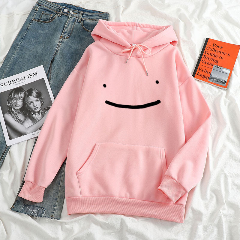 Women's hoodie with casual smiley design Lisslune