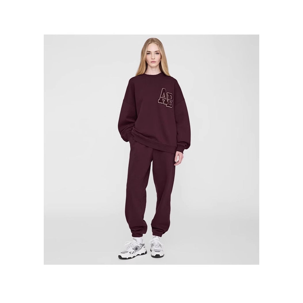 Women’s casual leisure pants with elastic waistband and cuffs Lisslune