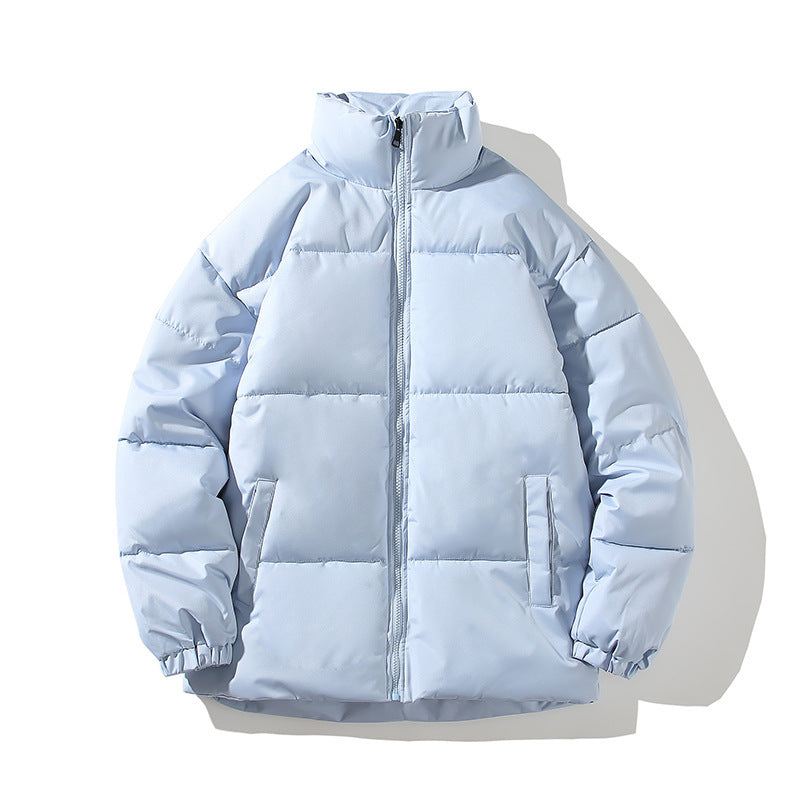 Men's insulated quilted jacket with high collar and elastic cuffs Lisslune
