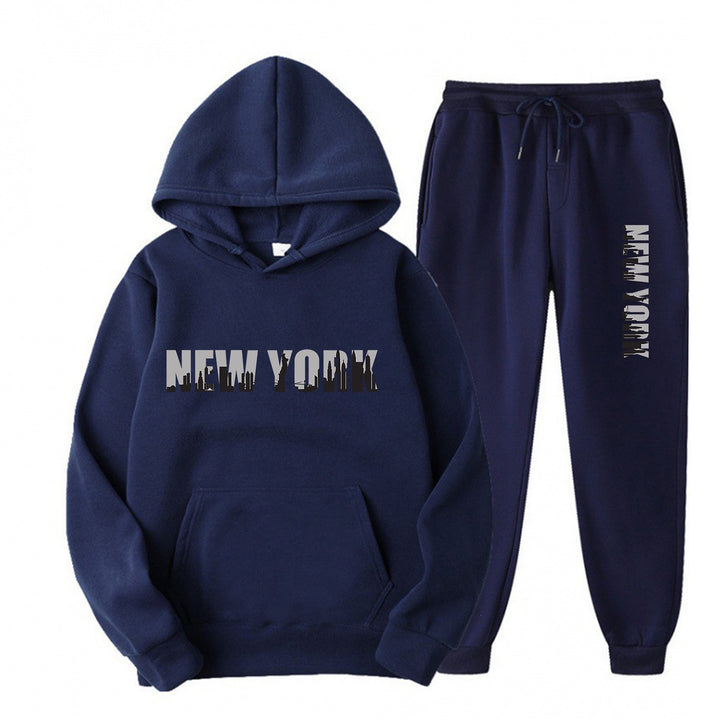 Women's sporty tracksuit with stylized New York print Lisslune
