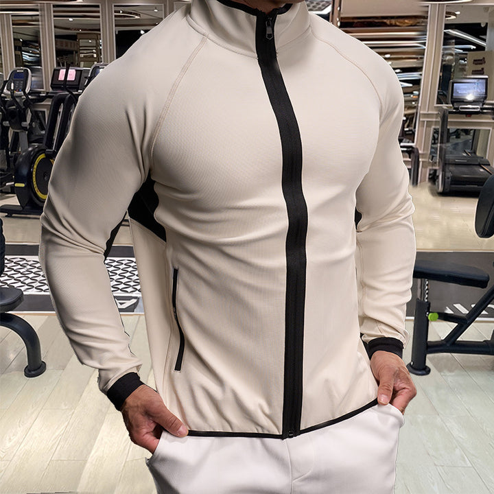 Men's Training Jacket with Breathable Properties Lisslune