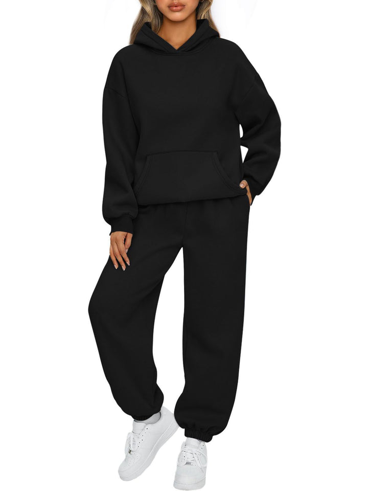 Women's Comfortable Hoodie Suit Made of Soft Sweat Fabric Lisslune