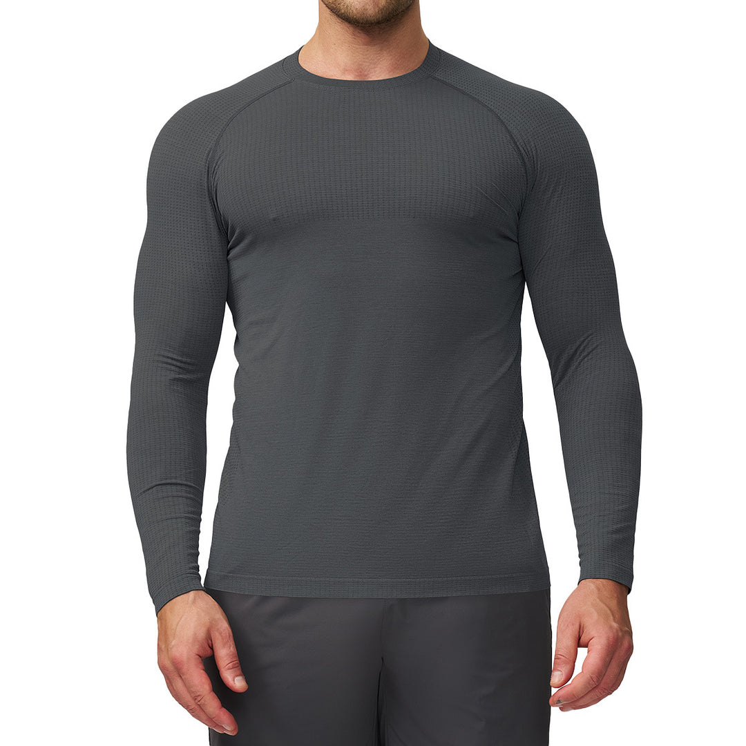 Men's Athletic Long-Sleeve Compression Shirt Lisslune