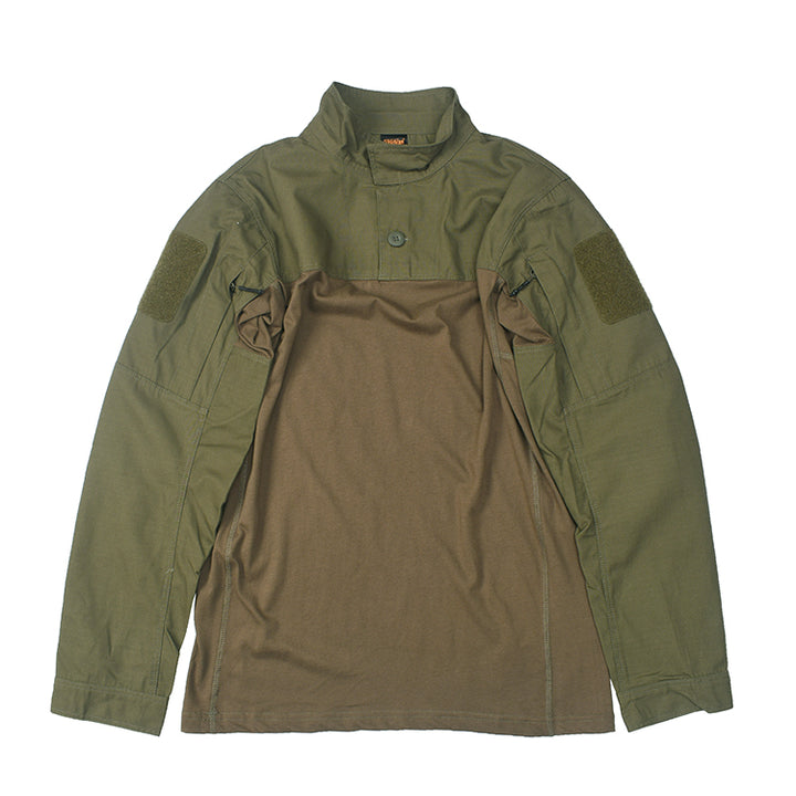 Men's leisure jacket with practical zippered pockets and stylish stand-up collar Lisslune