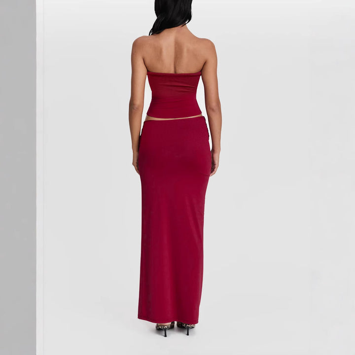 Damen Wickeloberteil mit Knotendetails und figurbetontem Design Lisslune