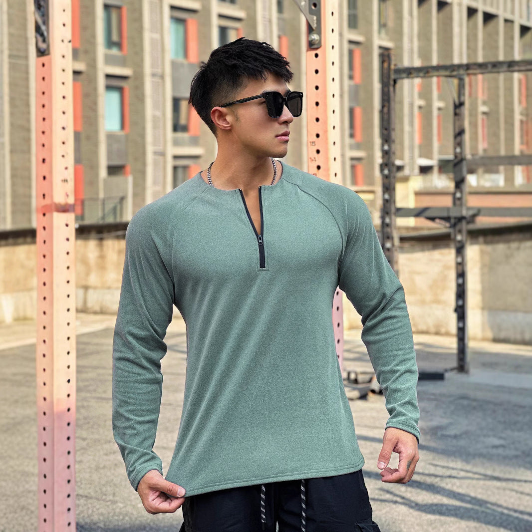 Men's functional shirt with innovative zipper and breathable structure Lisslune