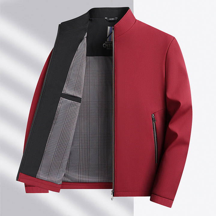 Men's elegant transitional jacket in minimalist design Lisslune