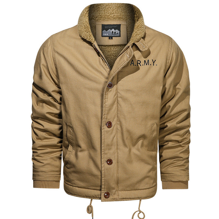 Men's Military-Inspired Jacket Lisslune