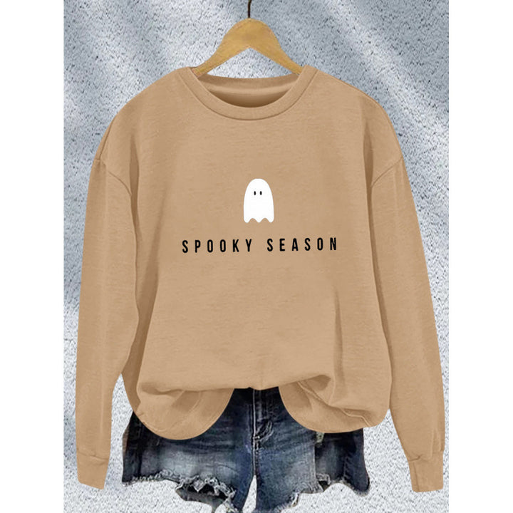 Women's sweatshirt with casual spooky design and soft inner fleece Lisslune