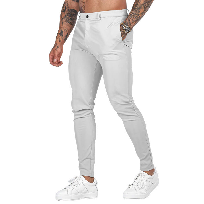 Men's Slim Fit Chinos by Lisslune