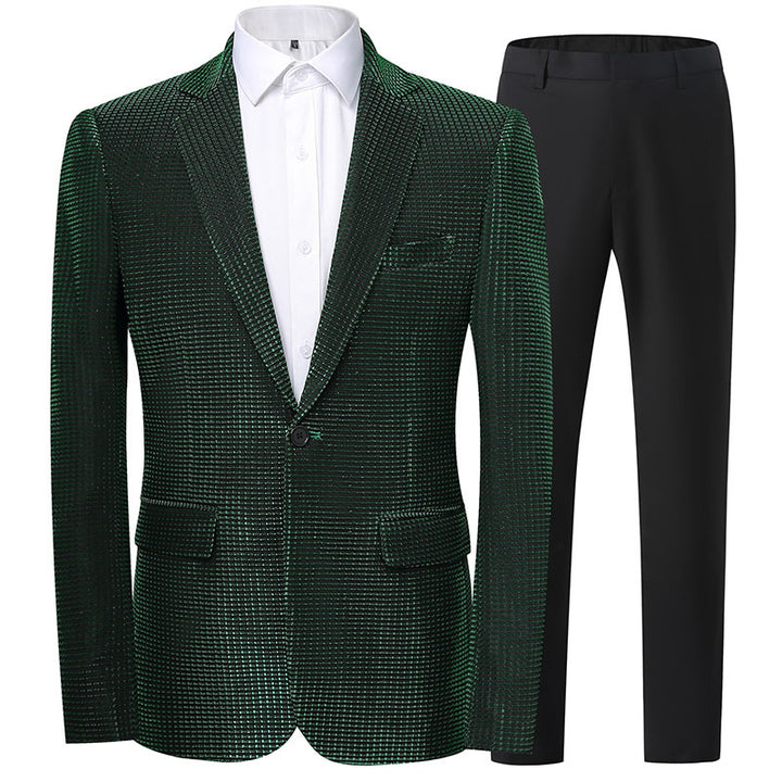 Men's festive and elegant sequin suit Lisslune