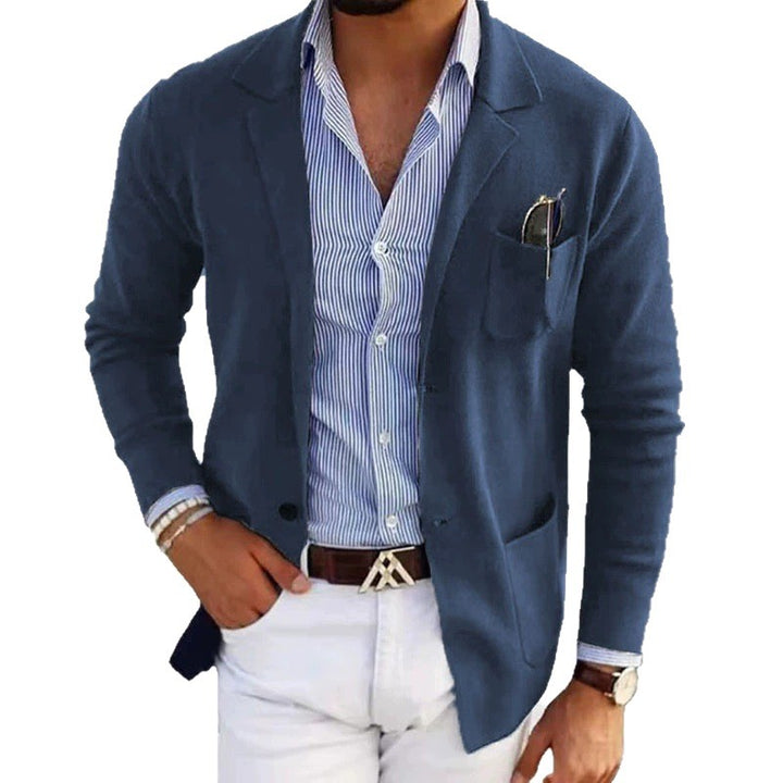 Men's casual, elegant blazer made of robust cotton blend Lisslune