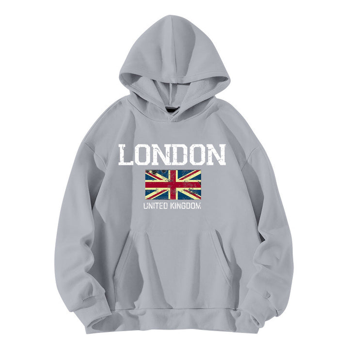 Women's hoodie in urban London style with kangaroo pocket and comfortable fit Lisslune