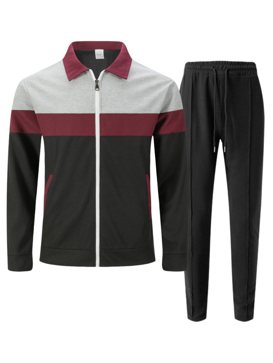 Men's sporty tracksuit set with breathable material and functional pockets Lisslune