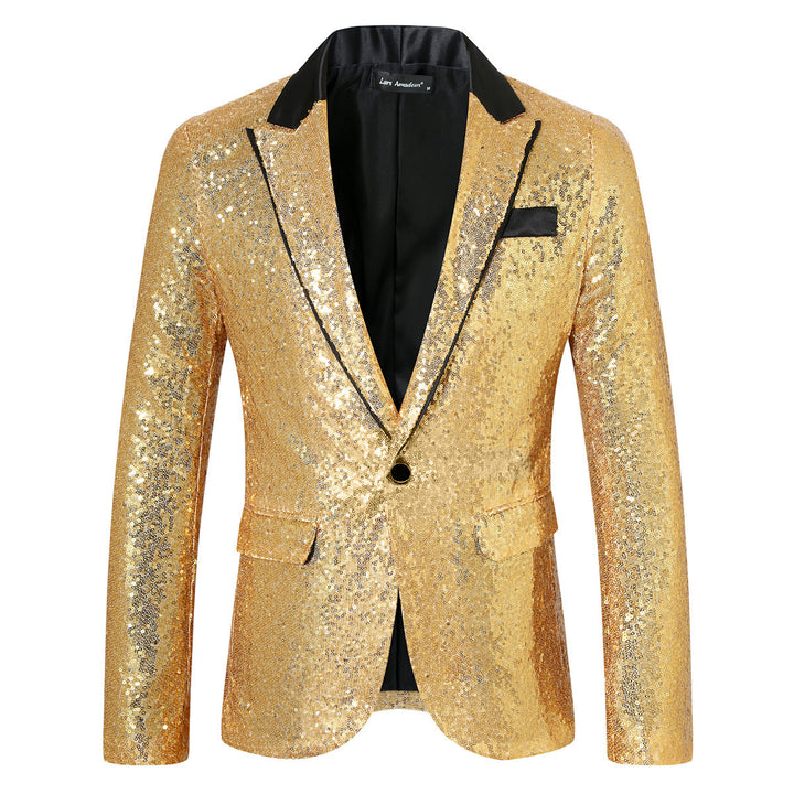 Men's Glamorous Sequin Blazer Lisslune