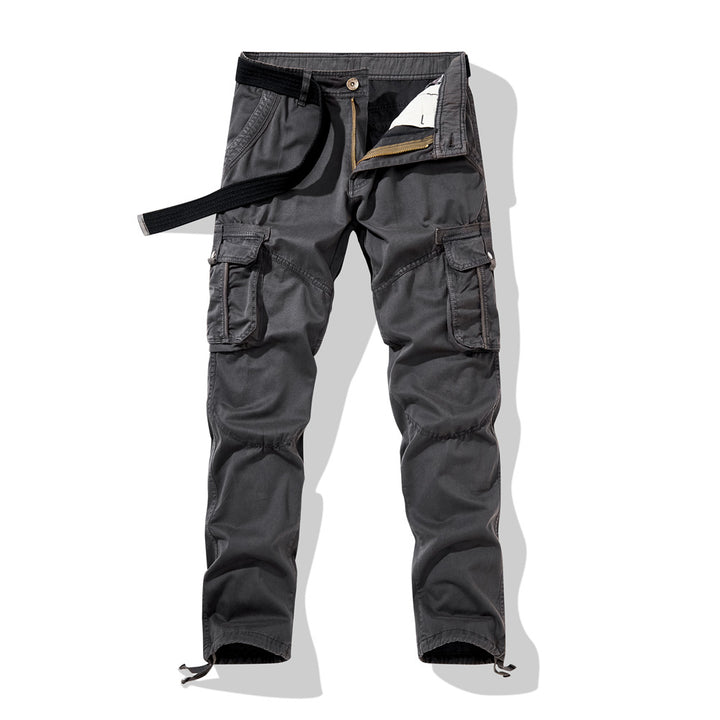 Men's Practical Cargo Pants with Adjustable Waistband and Versatile Pockets Lisslune