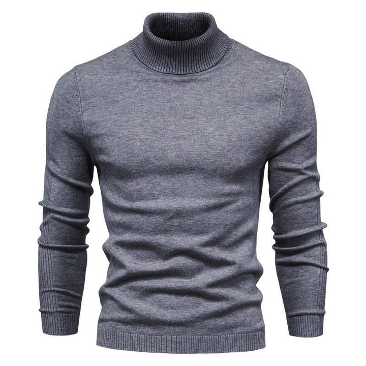 Men's elegant turtleneck sweater made of fine knit Lisslune