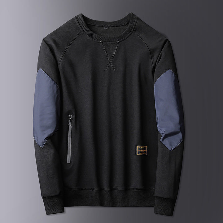 Men's sporty sweatshirt with contrasting sleeves Lisslune