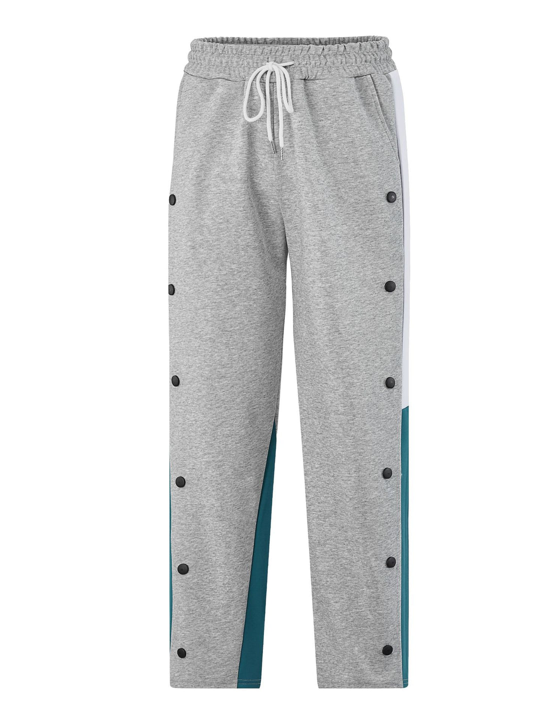 Men's sporty training pants with snap button closure and breathable structure Lisslune