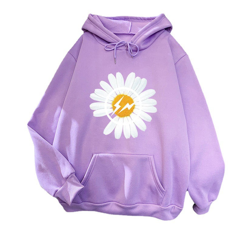 Women's hoodie with floral design Lisslune