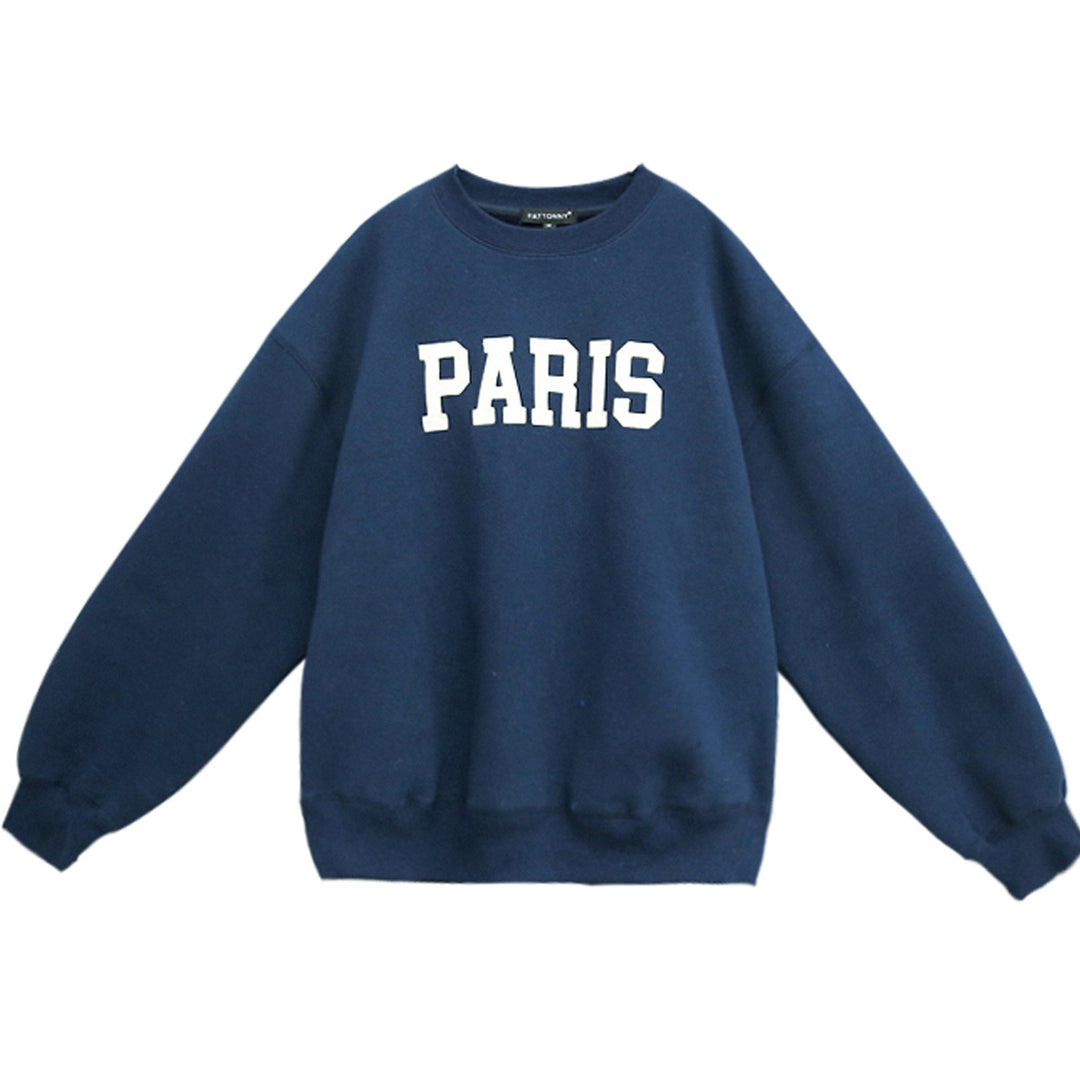 Ladies casual sweatshirt with distinctive lettering Lisslune