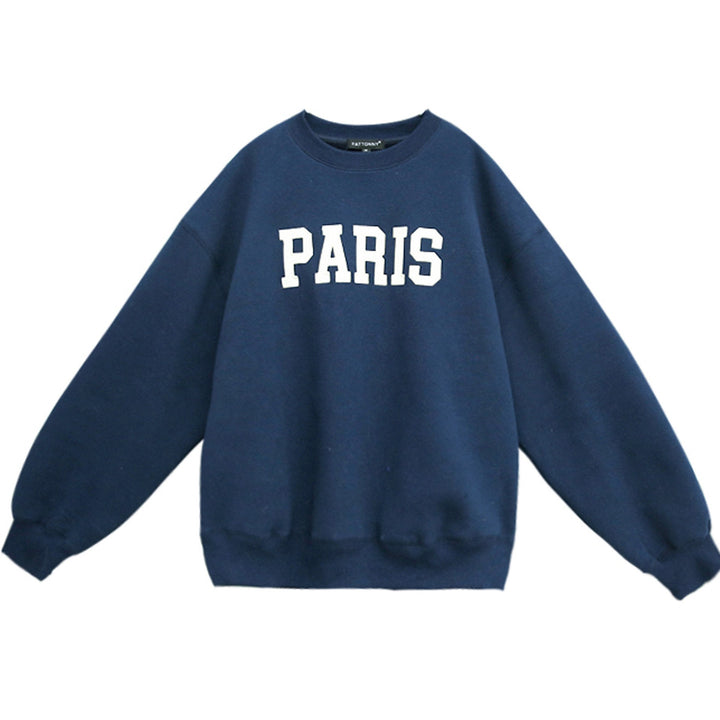 Ladies casual sweatshirt with distinctive lettering Lisslune