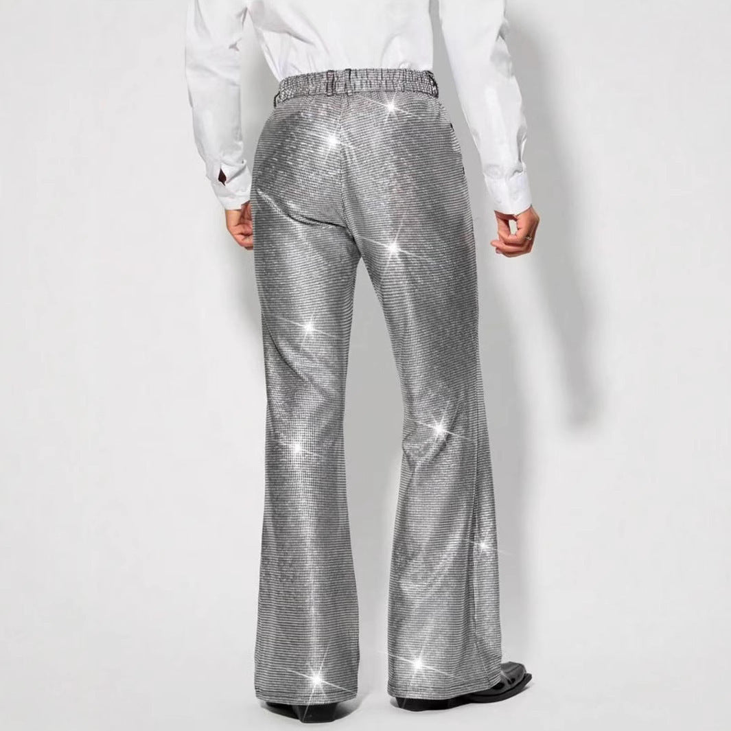 Men's Sparkling Party Pants in Elegant Cut Lisslune