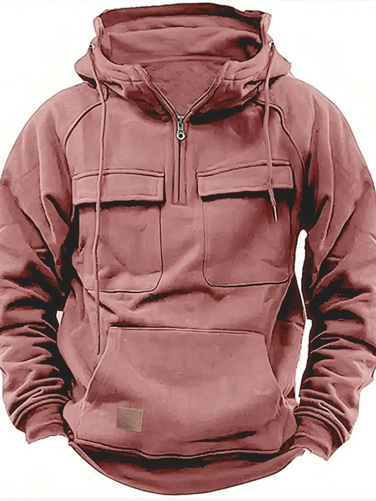 Men's functional hoodies with practical pockets Lisslune
