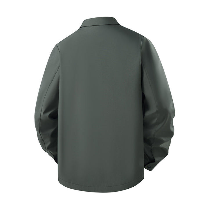 Men's casual transitional jacket with lightly insulating inner lining and practical side pockets Lisslune