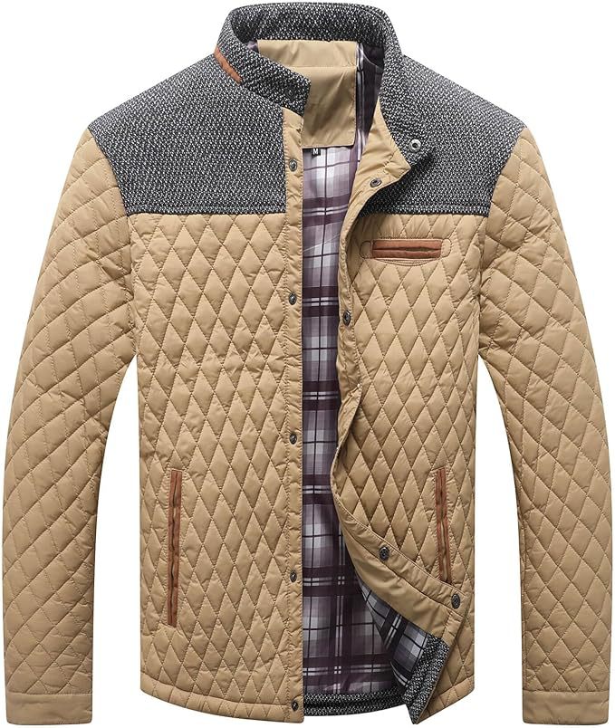 Men's Quilted Jacket Lisslune