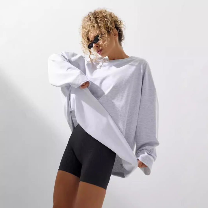 Women's oversized long sleeve shirt Lisslune