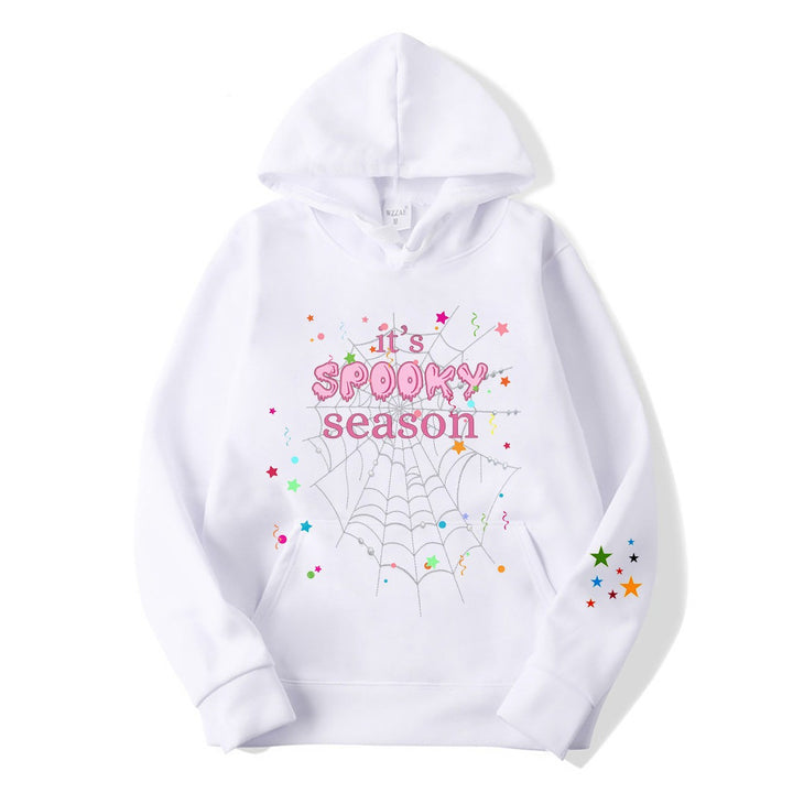 Women cozy hoodie with graphic Halloween design Lisslune