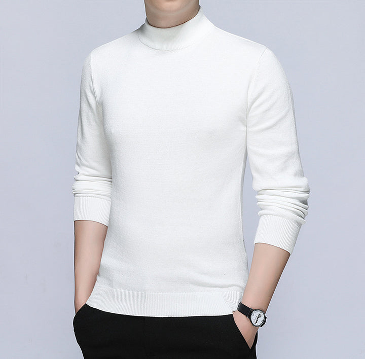 Men's stylish turtleneck sweater made of soft cotton blend Lisslune