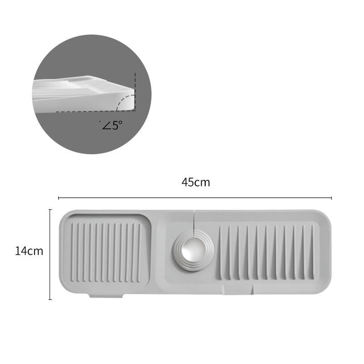 Lisslune | Silicone Splash Guard Drain Mat