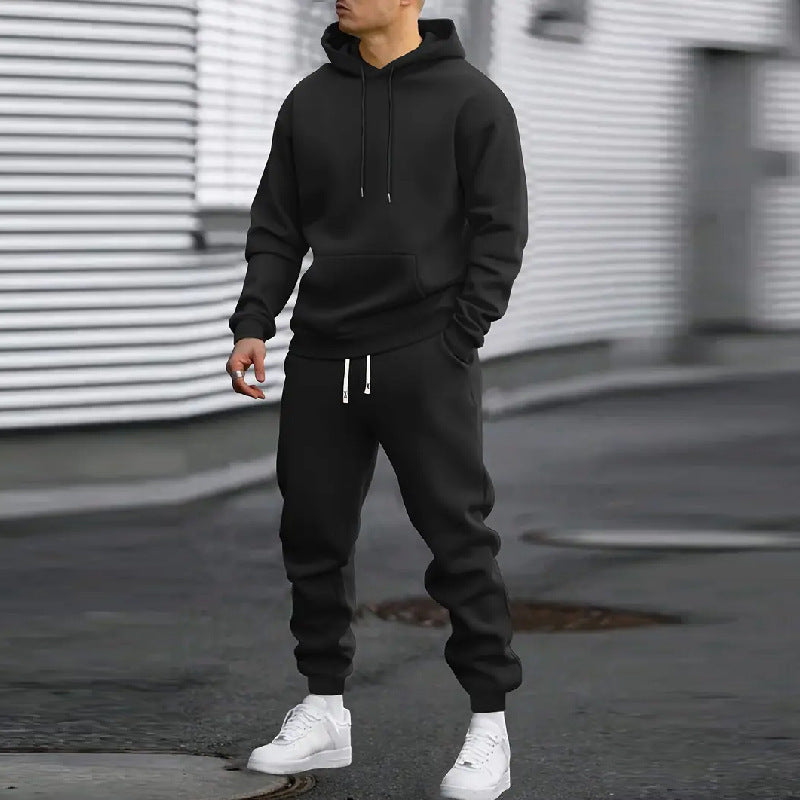 Men's sporty hoodie tracksuit made of high-quality sweat fabric Lisslune