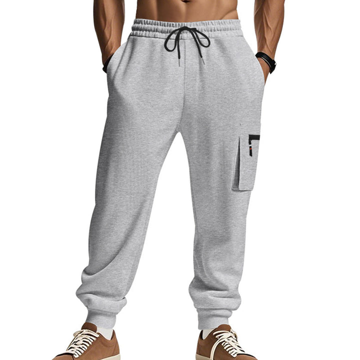 Men's sporty jogging trousers with practical side pockets and adjustable waistband Lisslune