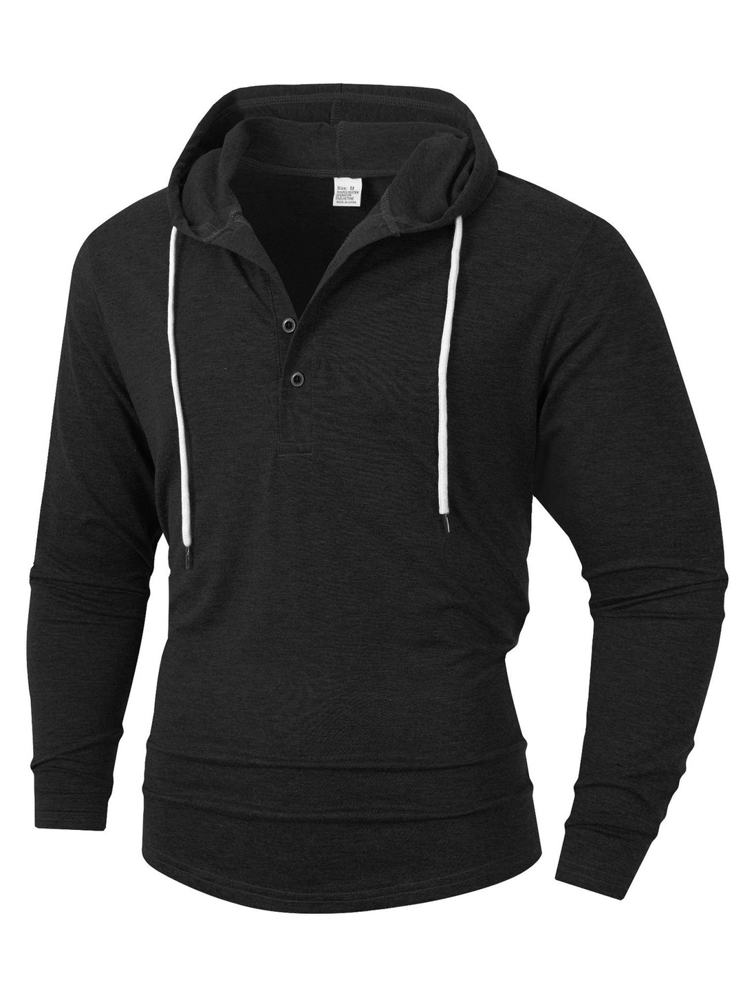 Men's hooded shirt with modern button closure and breathable fabric Lisslune