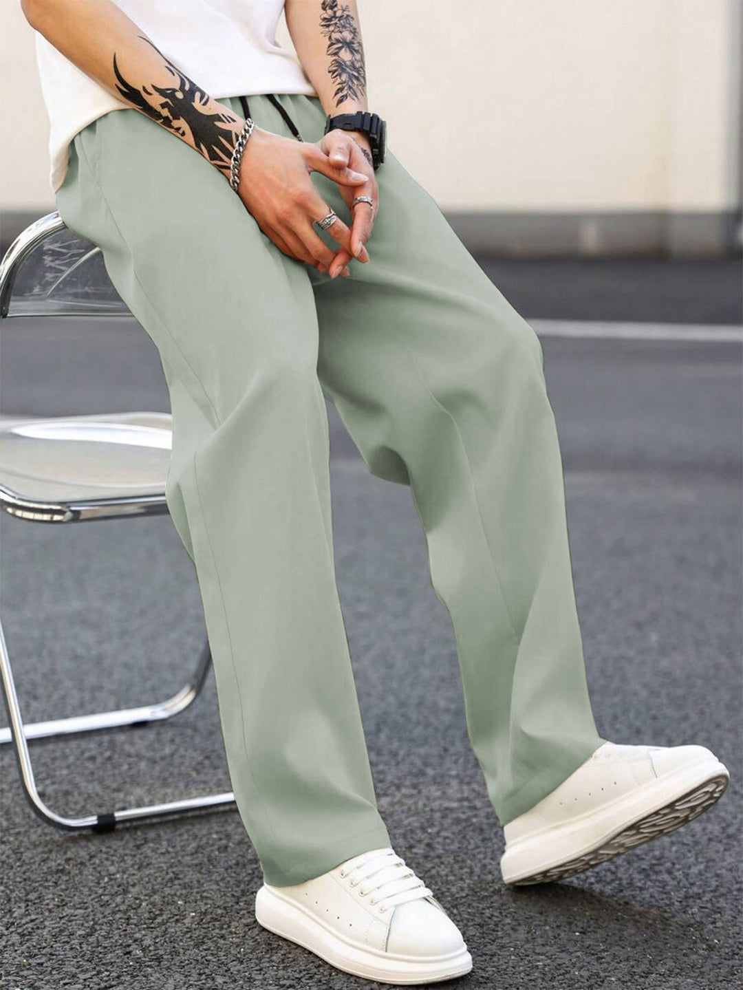 Men's casual and loose chino pants Lisslune