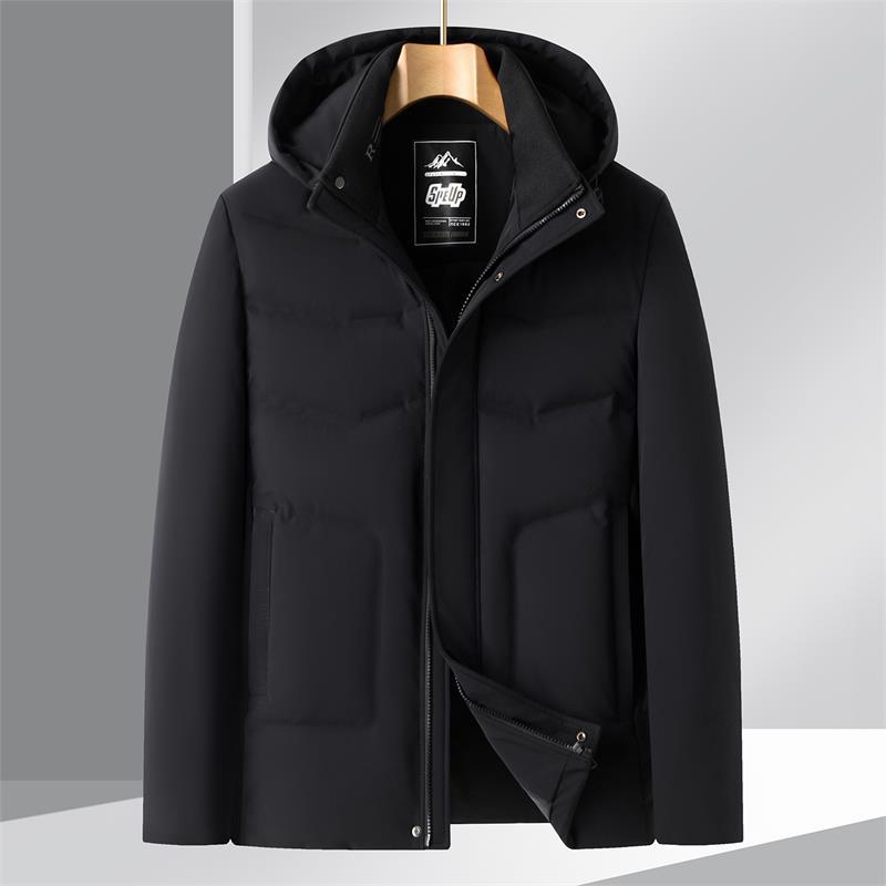 Men's Sporty Thermal Insulated Jacket with Hood Lisslune