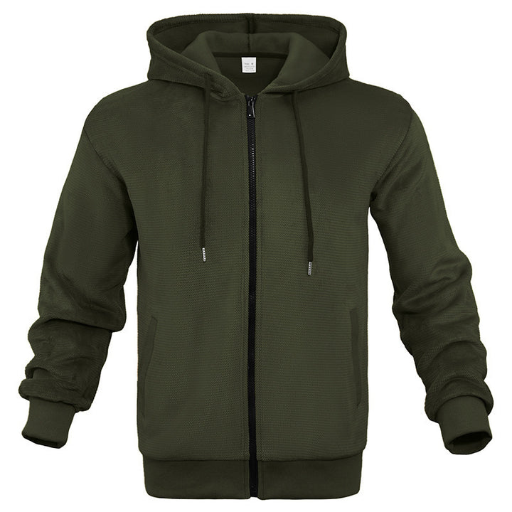 Men's Sporty Hoodie Jacket with Breathable Properties Lisslune