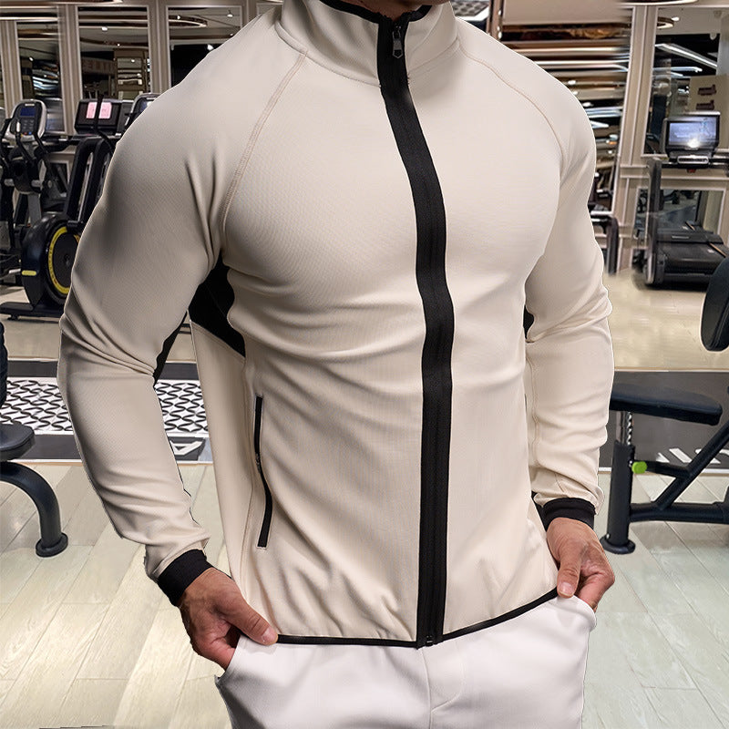 Men's Training Jacket with Breathable Properties Lisslune