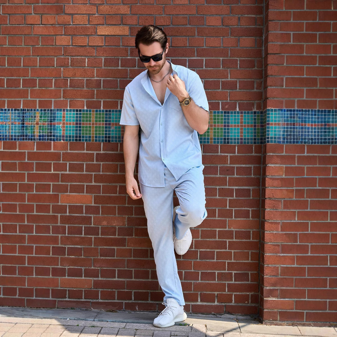 Men's elegant and comfortable leisure suit combination Lisslune