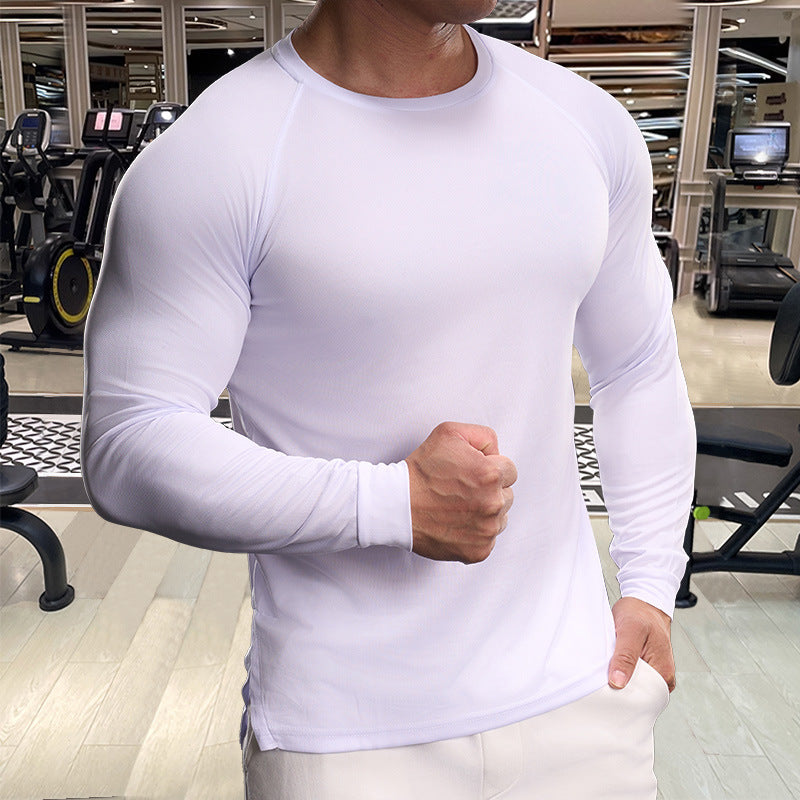 Men's Long Sleeve Functional Shirt with Breathable Properties Lisslune