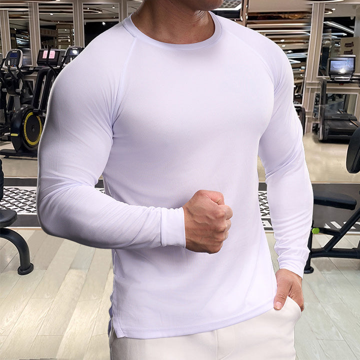 Men's Long Sleeve Functional Shirt with Breathable Properties Lisslune