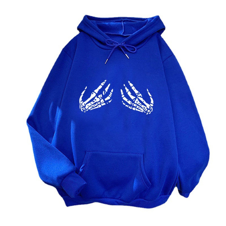 Women's hoodie with creative skeleton design Lisslune