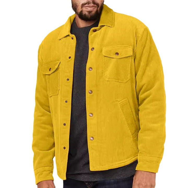 Men's cord jacket with practical pockets and stylish design Lisslune