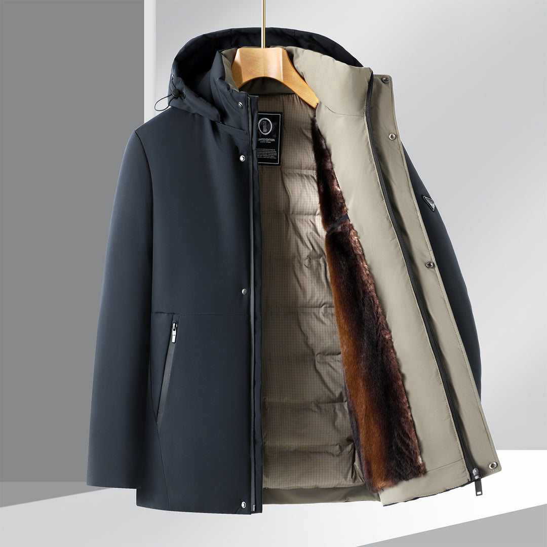 Men's Technical Functional Jacket with Generous Hood Lisslune