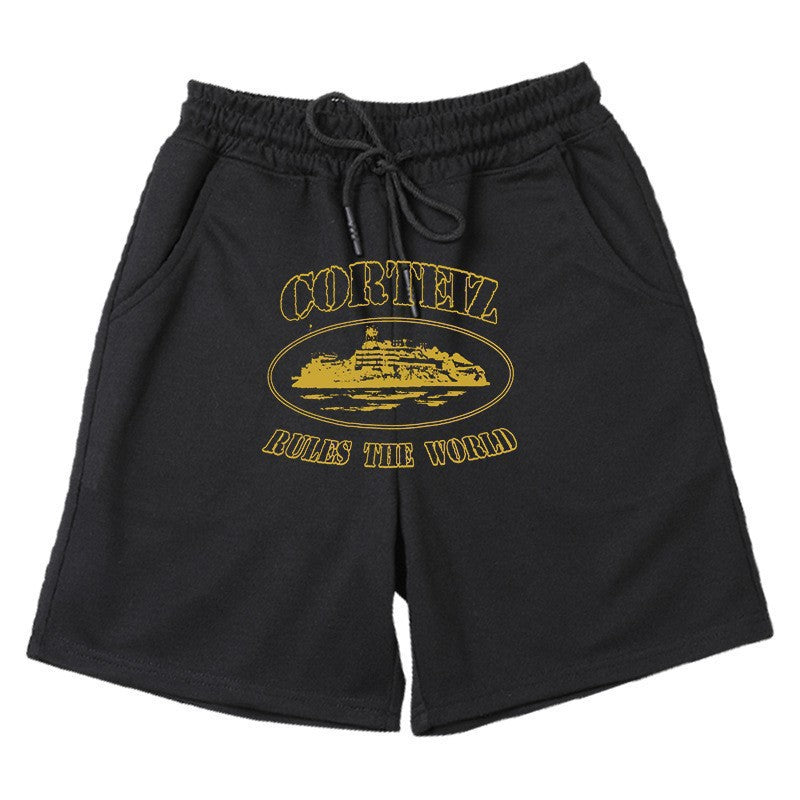 Women's comfortable sweat shorts with elastic waistband and side pockets Lisslune