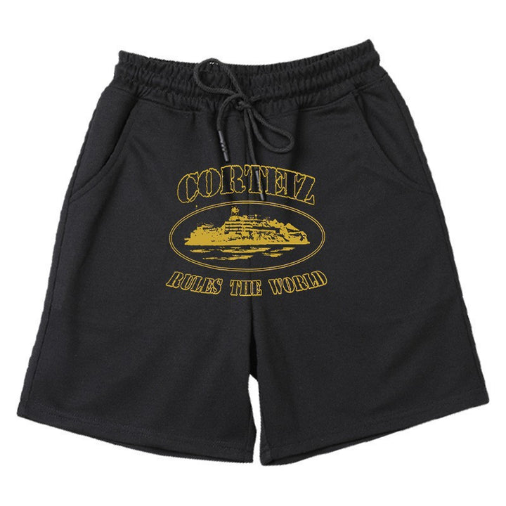 Women's comfortable sweat shorts with elastic waistband and side pockets Lisslune