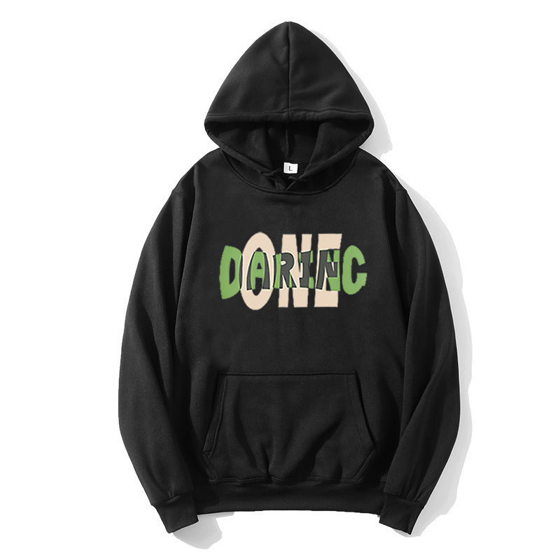 Women’s hoodie with large printed lettering Lisslune